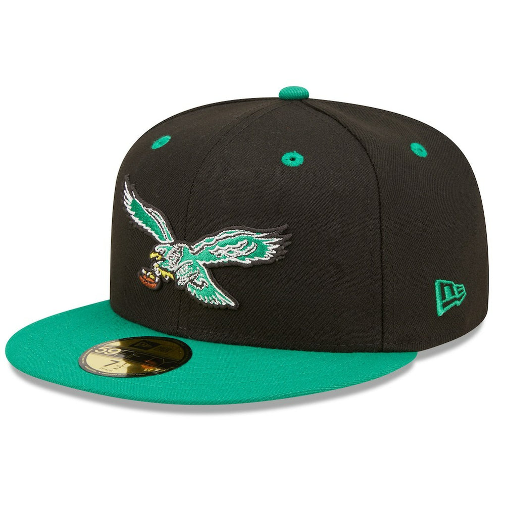 Philadelphia Eagles New Era Flipside 2Tone 59FIFTY Fitted Hat