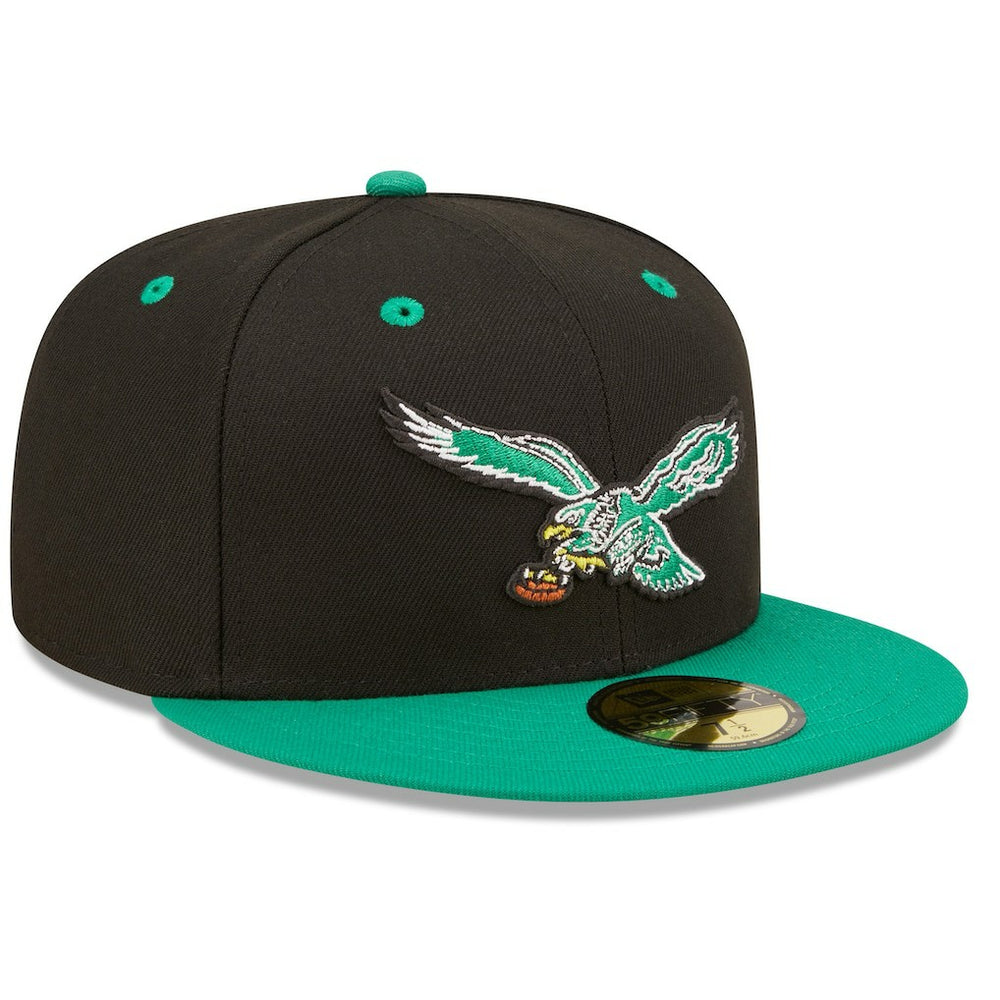 Philadelphia Eagles New Era Flipside 2Tone 59FIFTY Fitted Hat