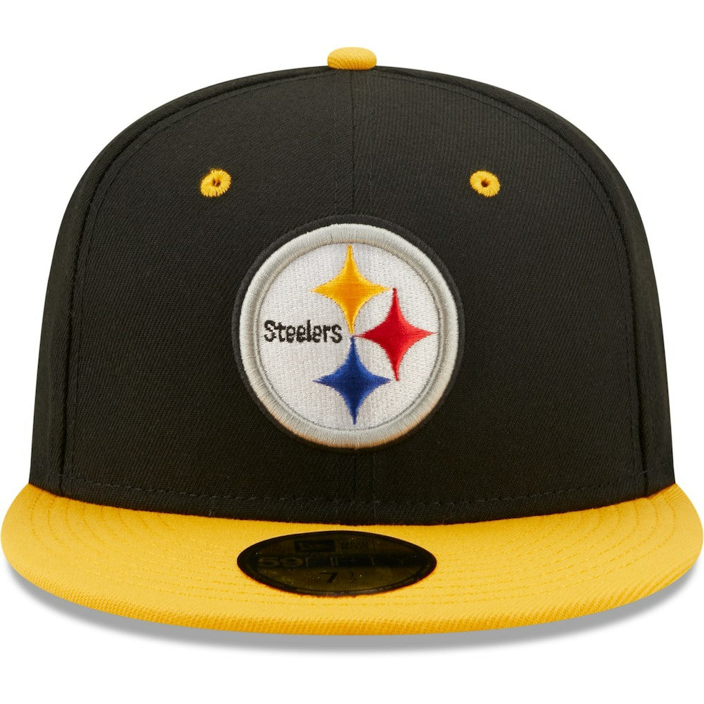 Pittsburgh Steelers New Era Flipside 2Tone 59FIFTY Fitted Hat