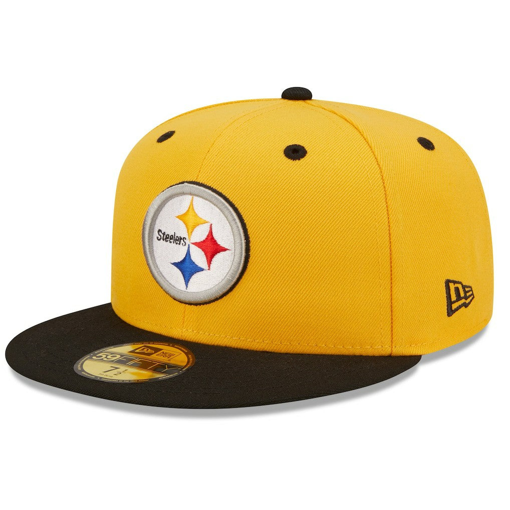 Pittsburgh Steelers New Era Flipside 2Tone 59FIFTY Fitted Hat