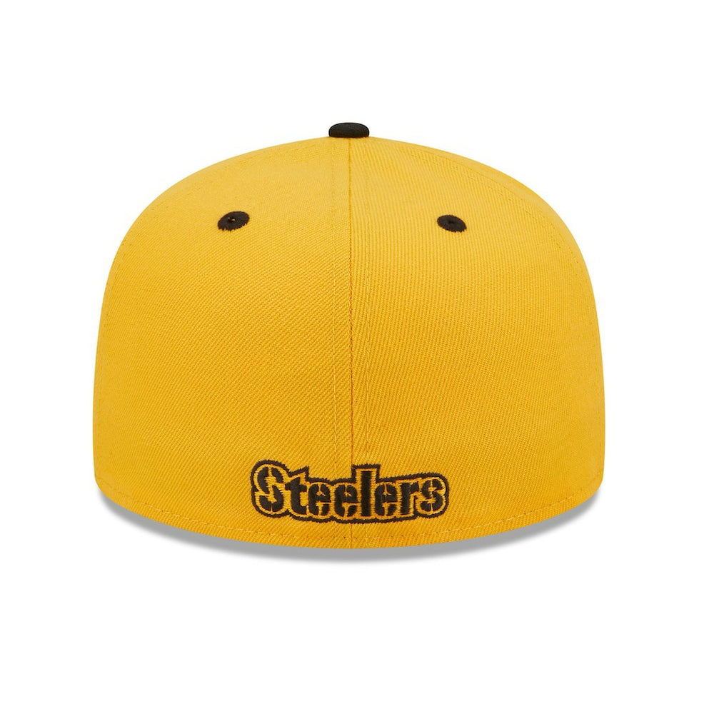 Pittsburgh Steelers New Era Flipside 2Tone 59FIFTY Fitted Hat