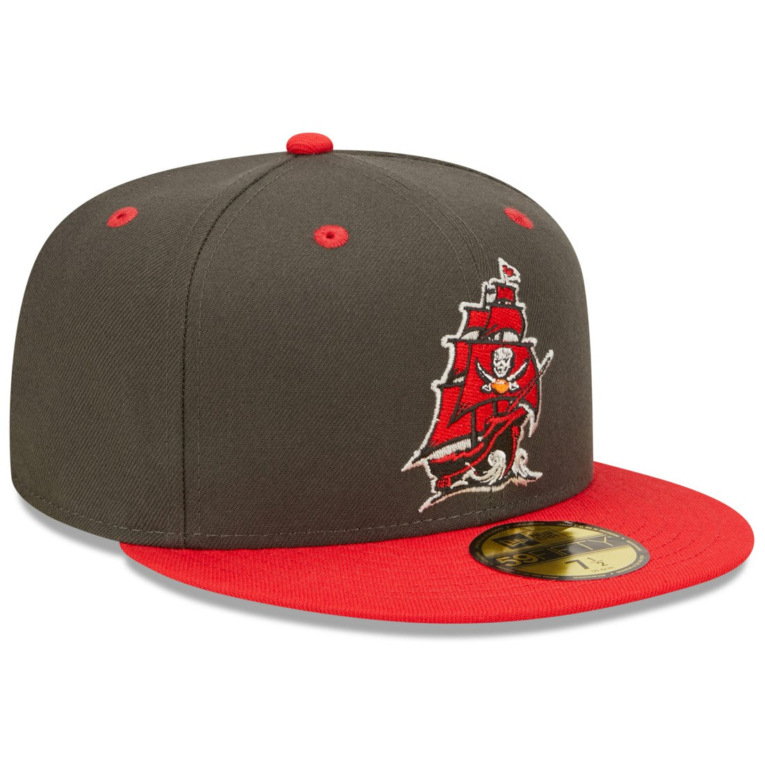 Tampa Bay Buccaneers New Era Flipside 2Tone 59FIFTY Fitted Hat