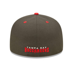 Tampa Bay Buccaneers New Era Flipside 2Tone 59FIFTY Fitted Hat