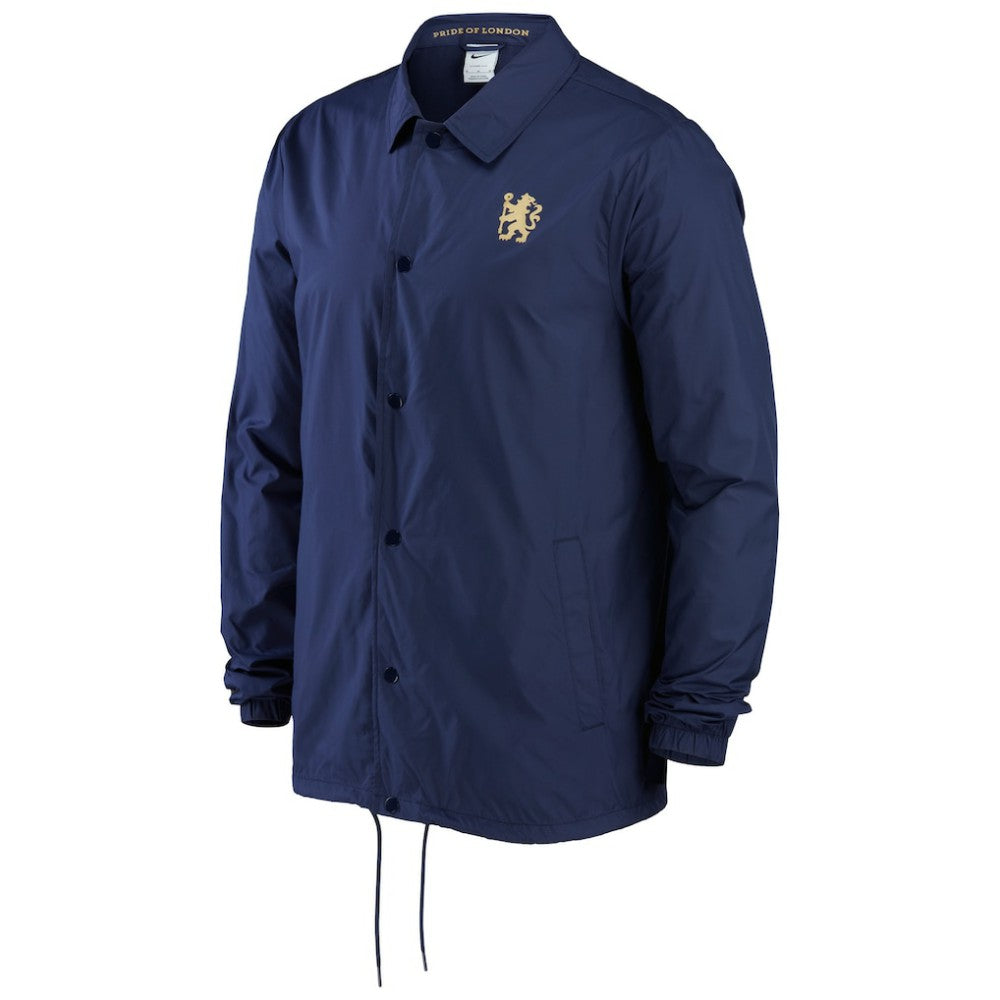 Chelsea Coach Performance Full-Snap Jacket Navy - Nike