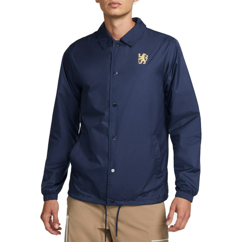 Chelsea Coach Performance Full-Snap Jacket Navy - Nike