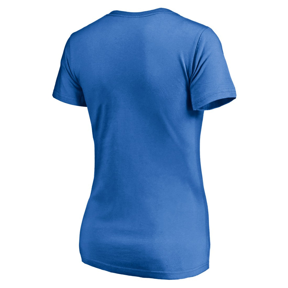 Detroit Lions  Women's Long Stride V-Neck T-Shirt