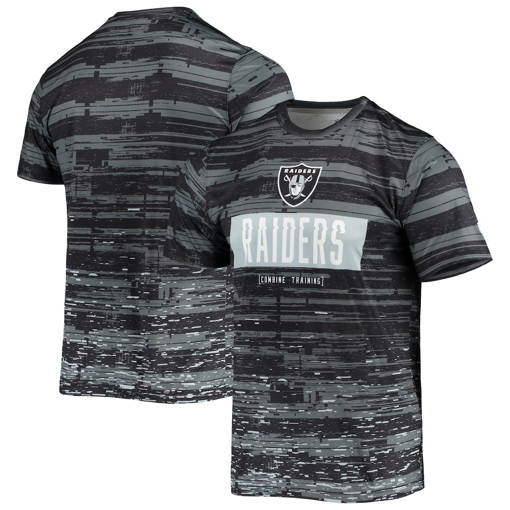 Las Vegas Raiders New Era Combine Authentic Sweep T-Shirt