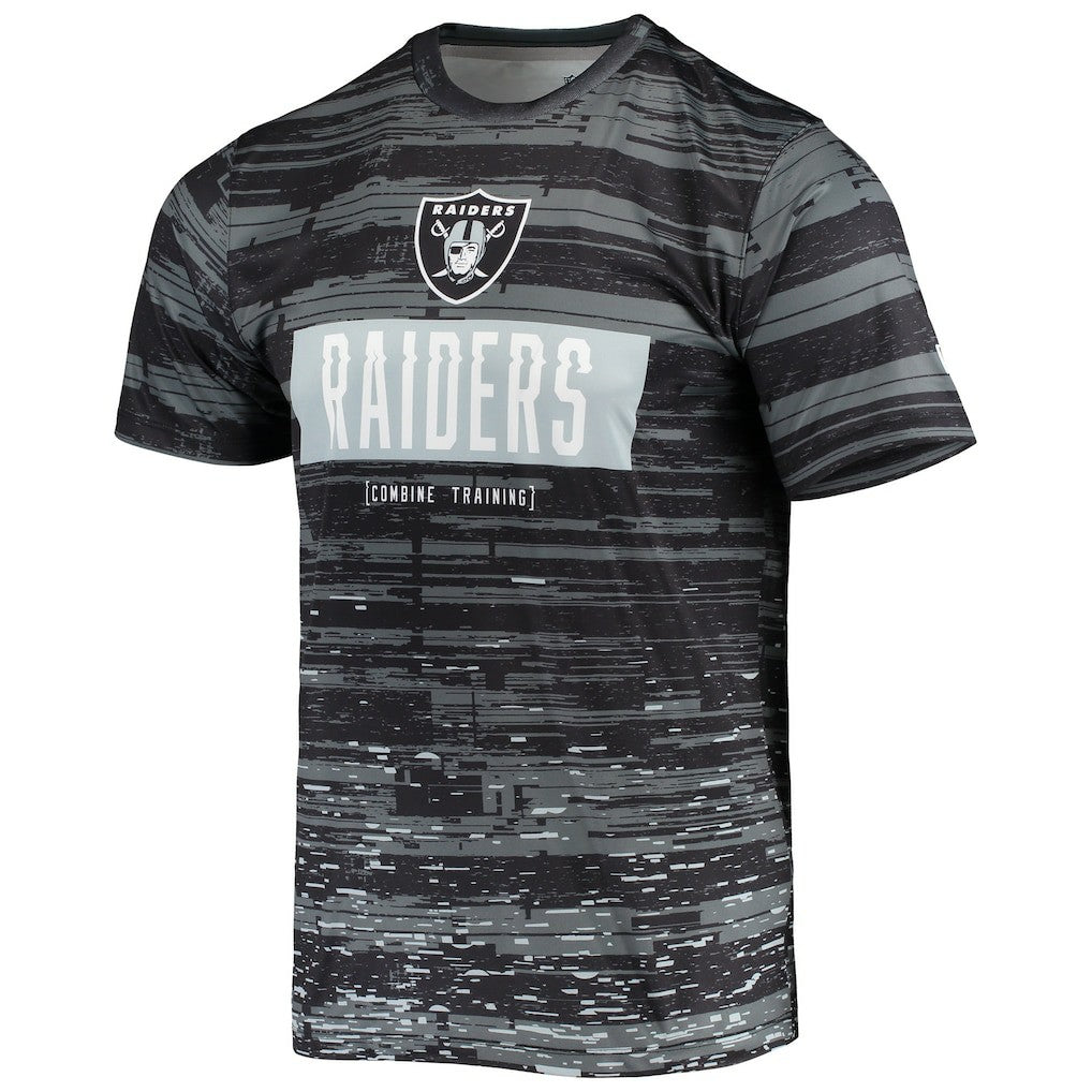 Las Vegas Raiders New Era Combine Authentic Sweep T-Shirt