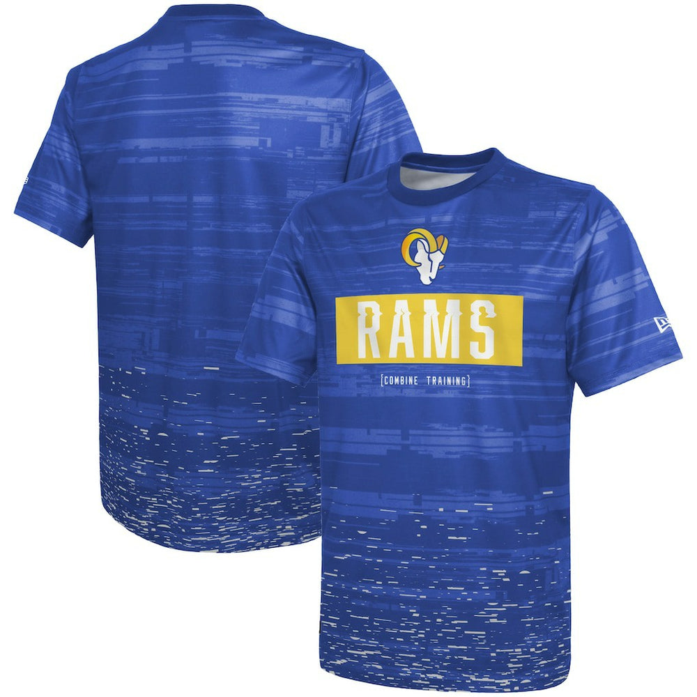 Los Angeles Rams New Era Combine Authentic Sweep T-Shirt