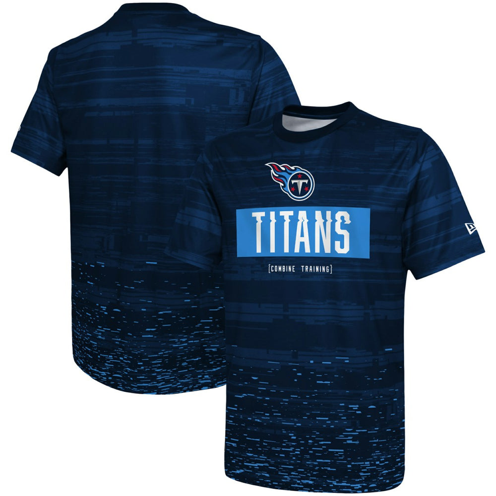 Tennessee Titans New Era Combine Authentic Sweep T-Shirt