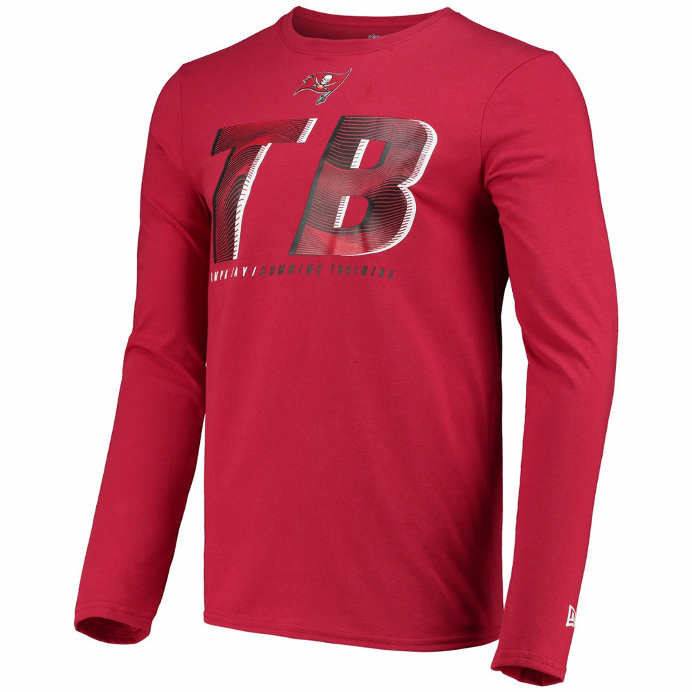 Tampa Bay Buccaneers New Era Combine Authentic Static Abbreviation Long Sleeve T-Shirt