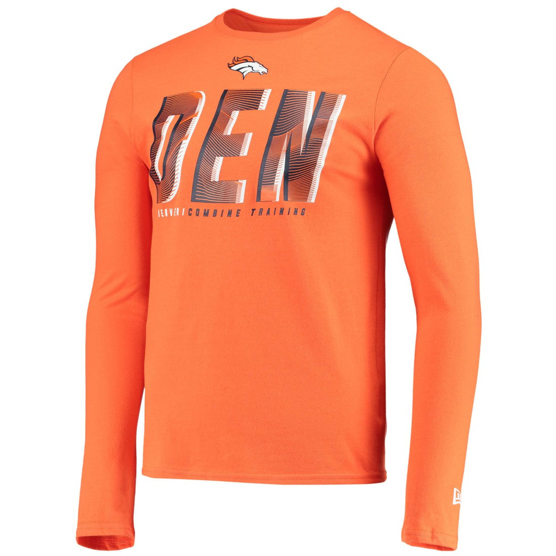 Denver Broncos New Era Combine Authentic Static Abbreviation Long Sleeve T-Shirt