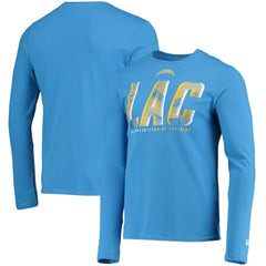 Los Angeles Chargers New Era Combine Authentic Static Abbreviation Long Sleeve T-Shirt