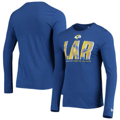 Los Angeles Rams New Era Combine Authentic Static Abbreviation Long Sleeve T-Shirt