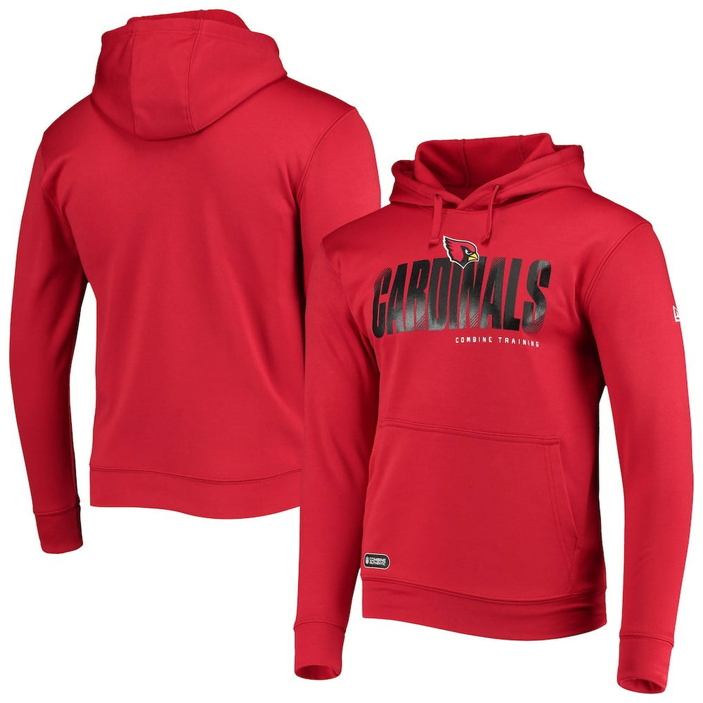 Arizona Cardinals New Era Combine Authentic Hard Hash Pullover Hoodie
