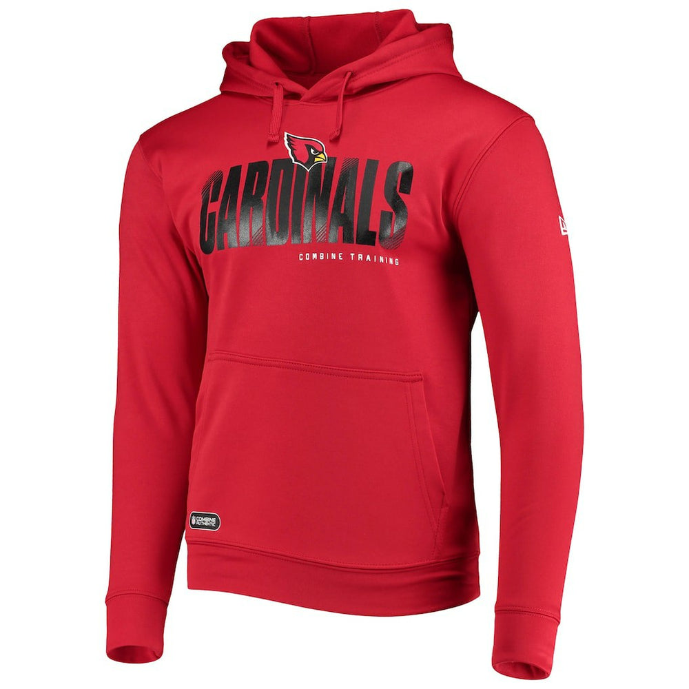 Arizona Cardinals New Era Combine Authentic Hard Hash Pullover Hoodie