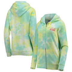 Tampa Bay Buccaneers New Era Women's Ice-Dye Full-Zip Hoodie