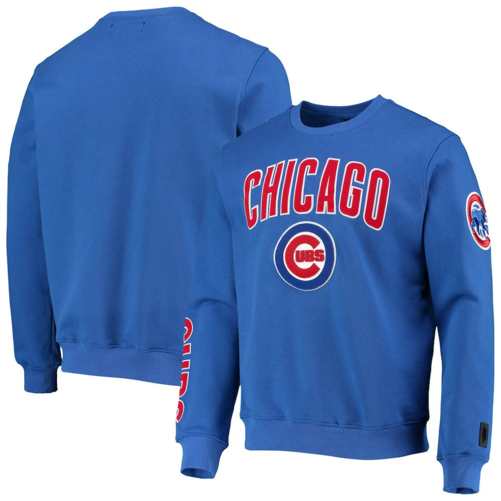 Chicago Cubs Pro Standard Stacked Logo Pullover Sweatshirt | MLB Online