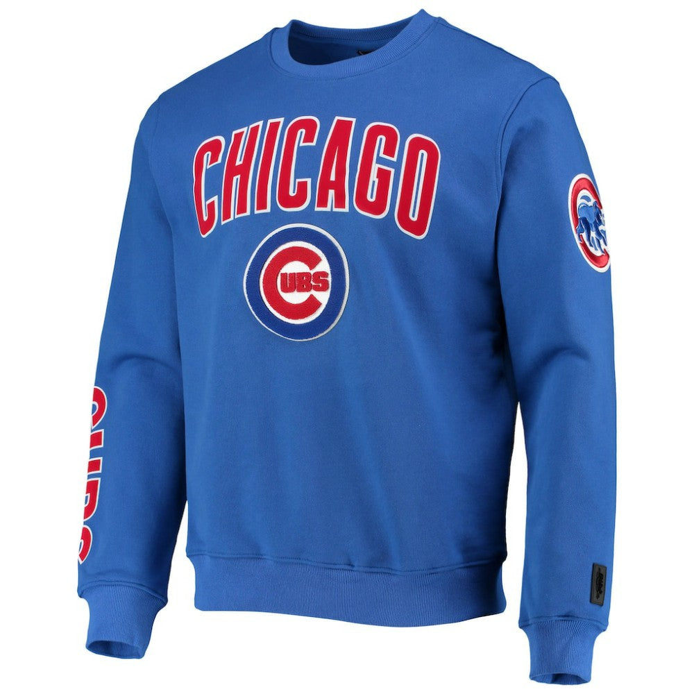 Chicago Cubs Pro Standard Stacked Logo Pullover Sweatshirt | MLB Online