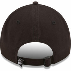 Miami Marlins New Era Black On Black Core Classic 2.0 9TWENTY Adjustable Hat | MLB New