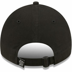 Miami Marlins New Era Women's Black on Black Core Classic II 9TWENTY Adjustable Hat | MLB On Sale