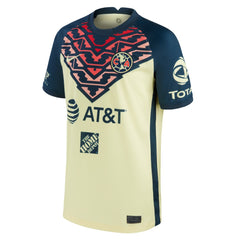 Club America Youth 2021/22 Home Breathe Stadium Replica Jersey Yellow - Nike