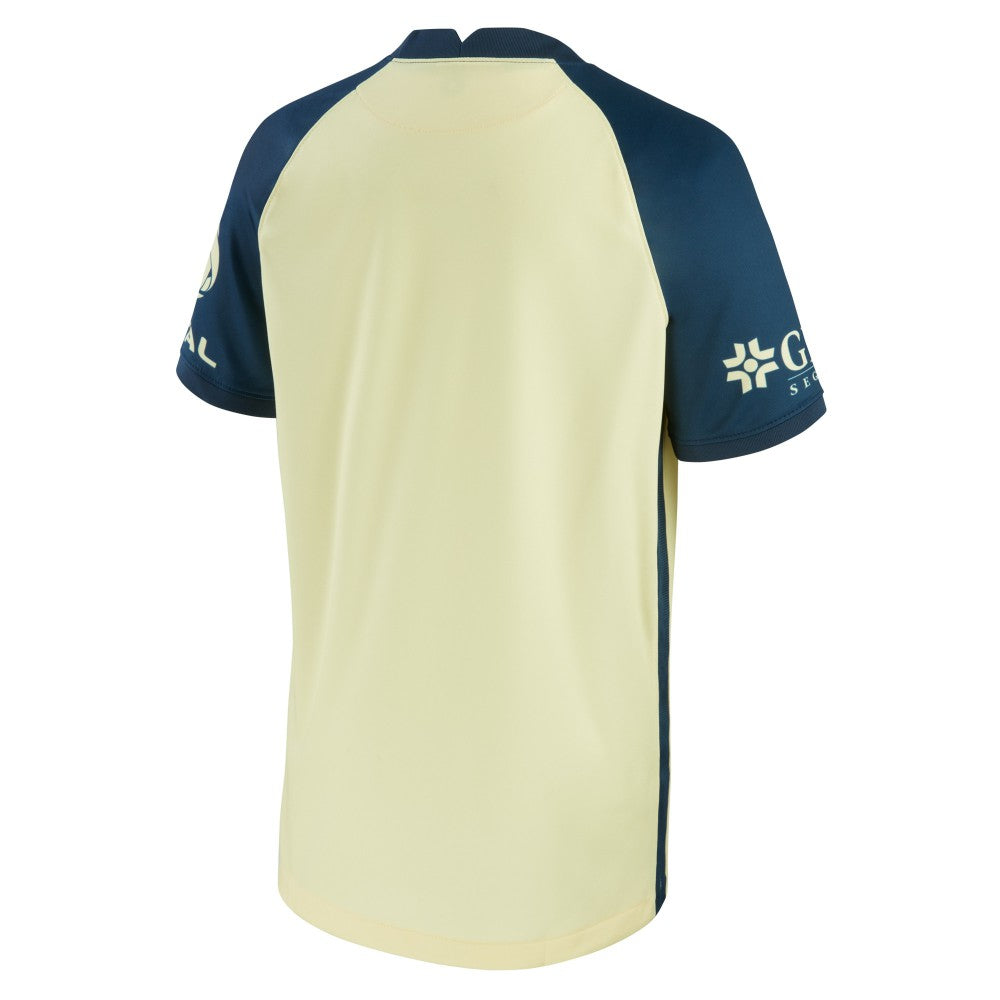 Club America Youth 2021/22 Home Breathe Stadium Replica Jersey Yellow - Nike