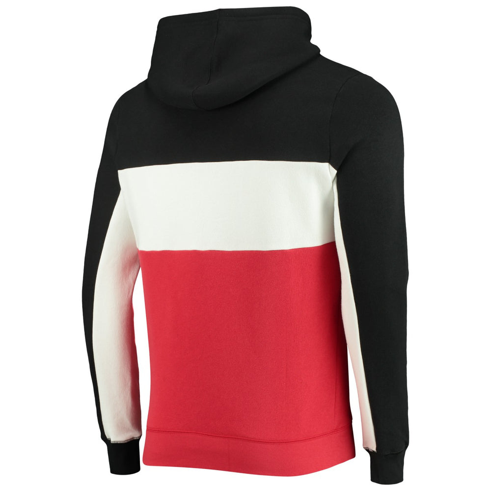 Toronto Raptors Junk Food Wordmark Colorblock Fleece Pullover Hoodie Online