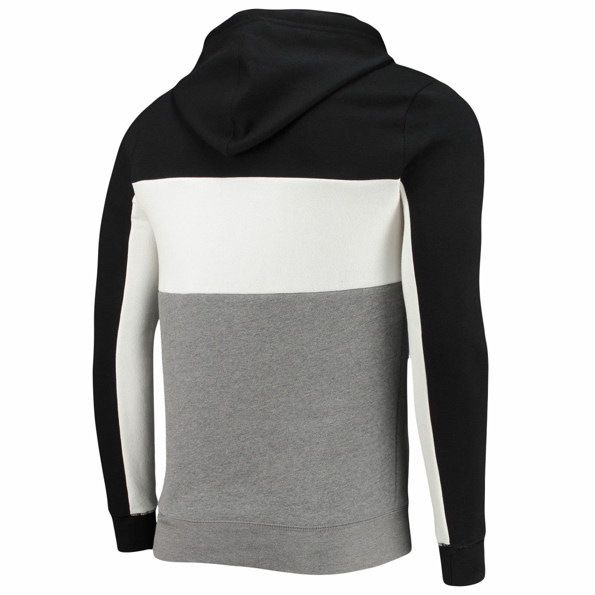 Miami Heat Junk Food Wordmark Colorblock Fleece Pullover Hoodie On Sale
