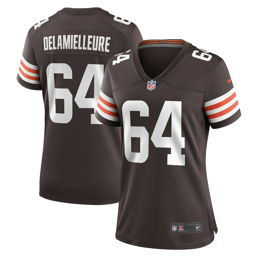 Cleveland Browns Nike Joe DeLamielleure  Women's Game Retired Player Jersey