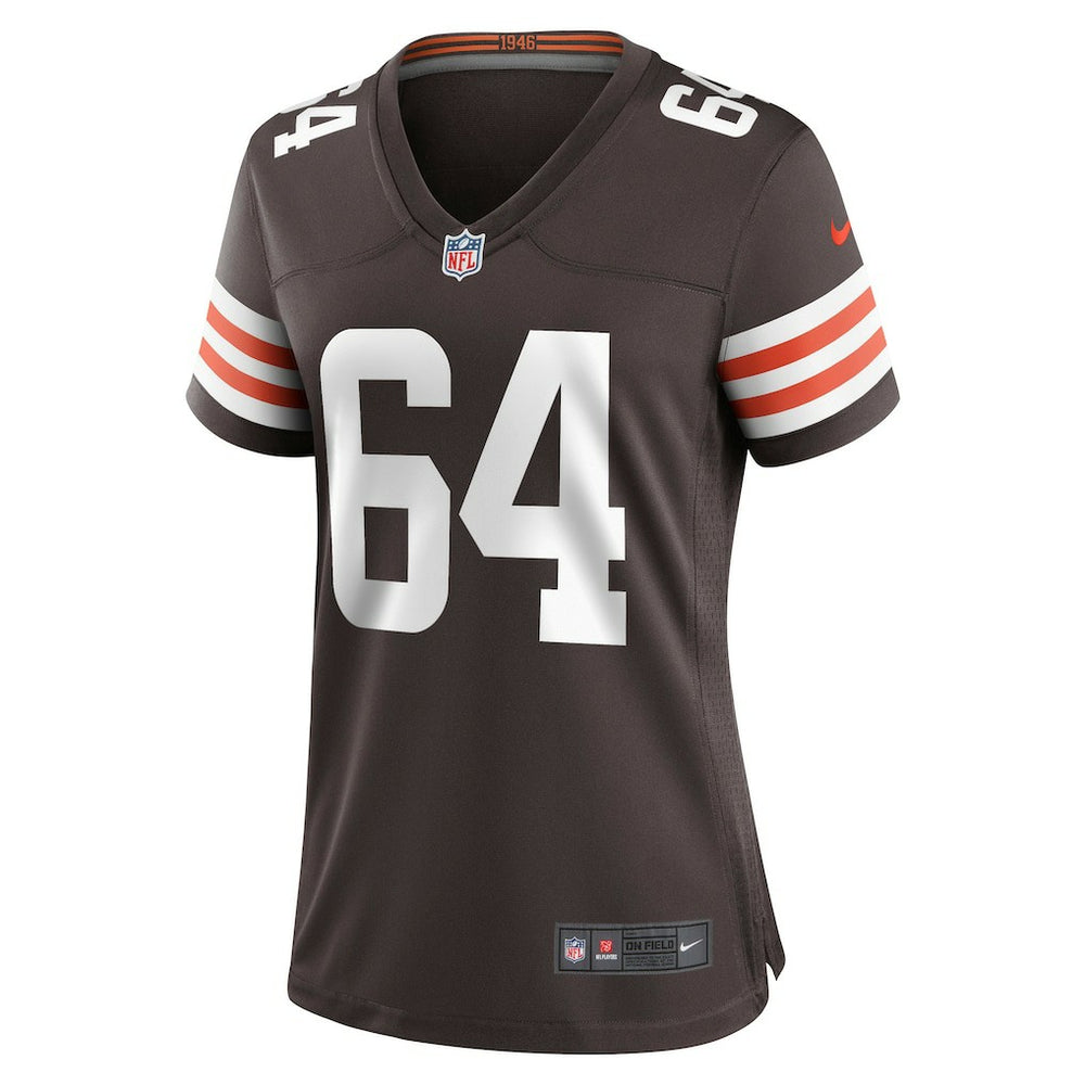 Cleveland Browns Nike Joe DeLamielleure  Women's Game Retired Player Jersey