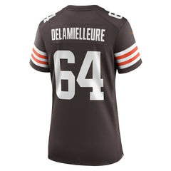 Cleveland Browns Nike Joe DeLamielleure  Women's Game Retired Player Jersey