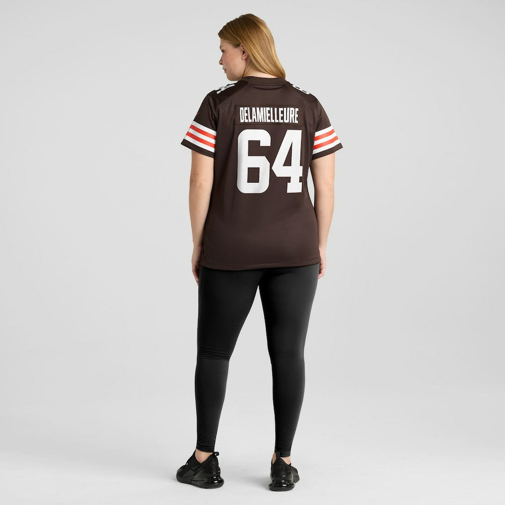 Cleveland Browns Nike Joe DeLamielleure  Women's Game Retired Player Jersey
