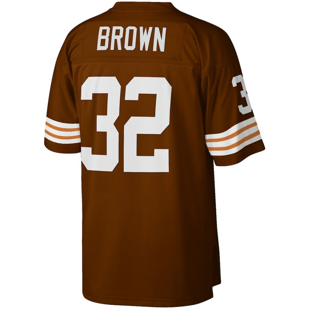 Cleveland Browns Mitchell & Ness Jim Brown  Big & Tall 1963 Retired Player Replica Jersey