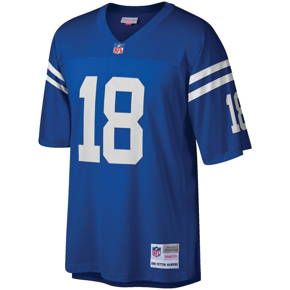 Indianapolis Colts Mitchell & Ness Peyton Manning  Big & Tall 1998 Retired Player Replica Jersey