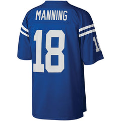 Indianapolis Colts Mitchell & Ness Peyton Manning  Big & Tall 1998 Retired Player Replica Jersey