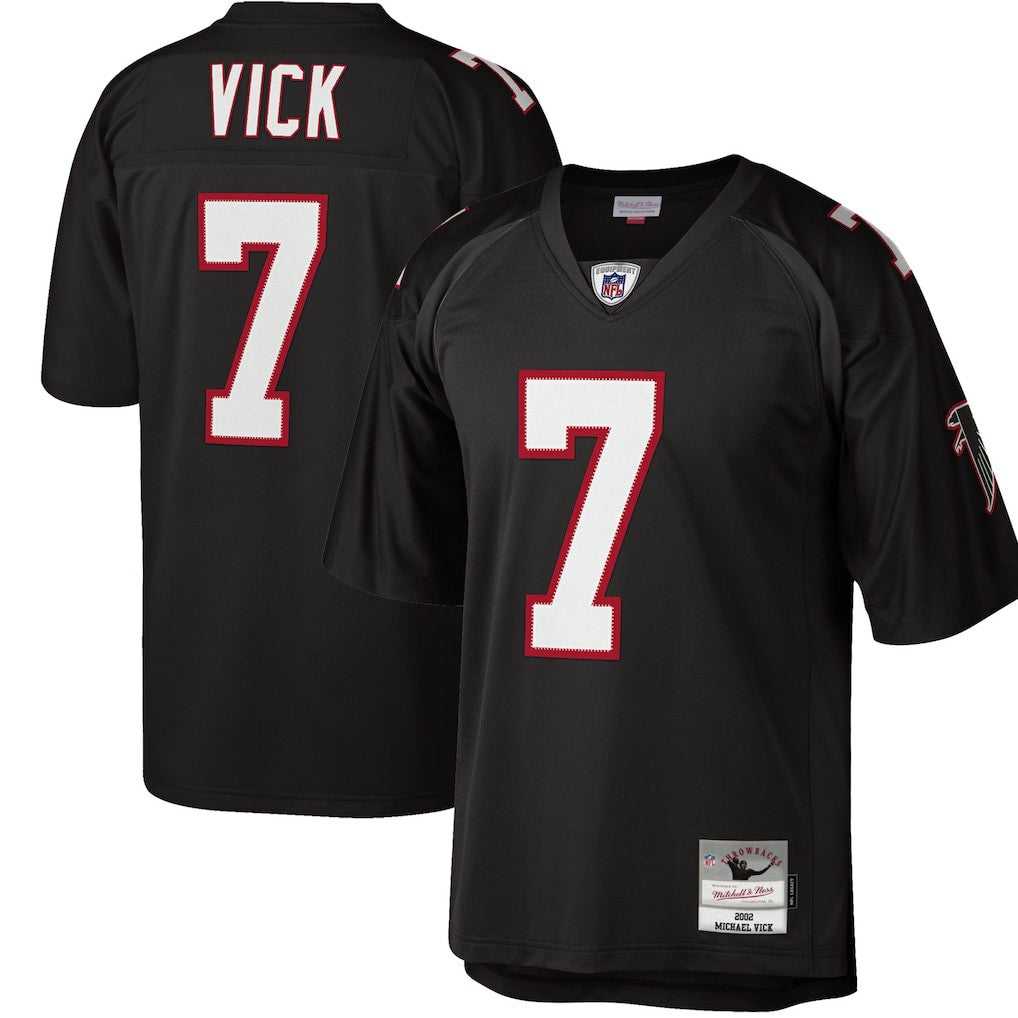 Atlanta Falcons Mitchell & Ness Michael Vick  Big & Tall 2002 Retired Player Replica Jersey