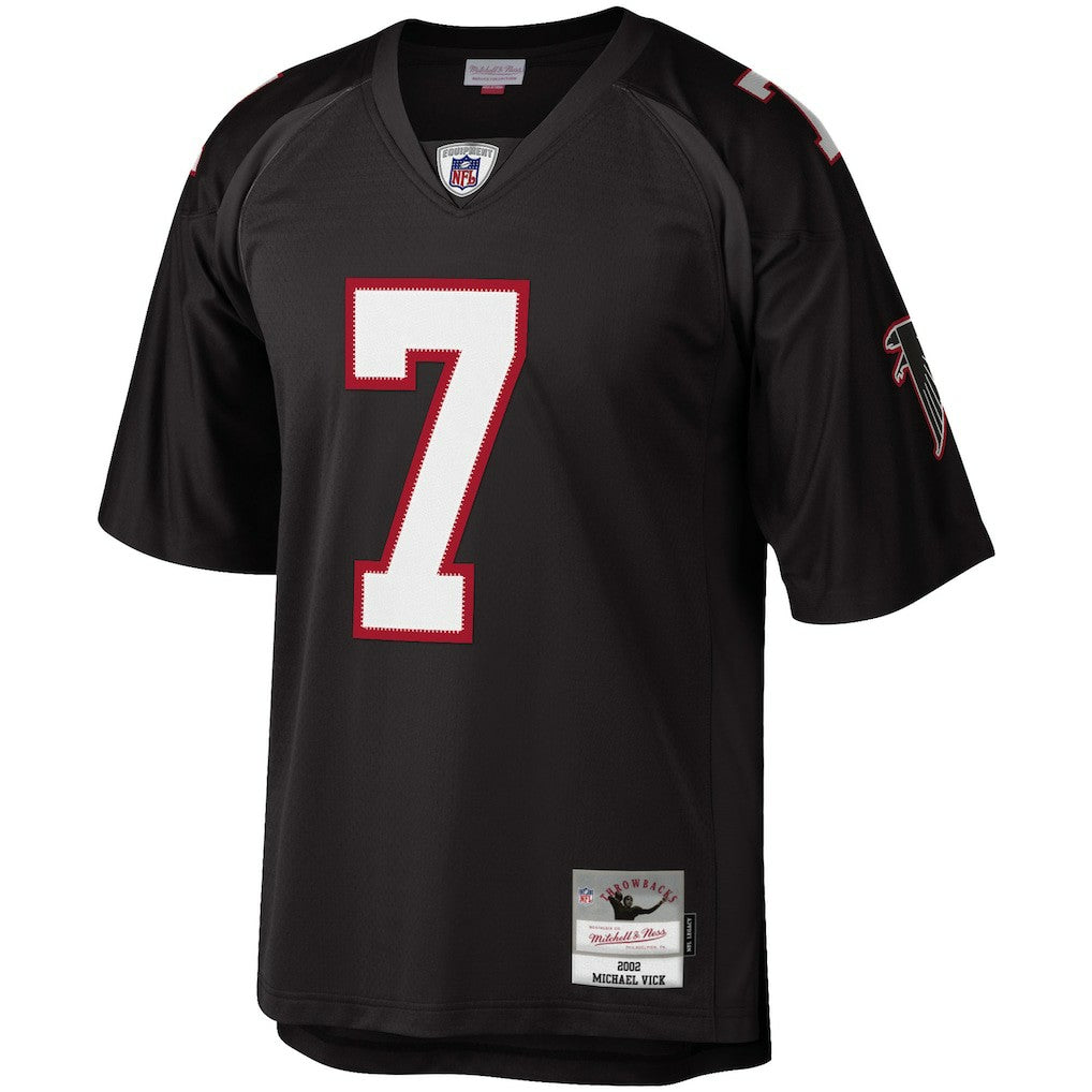 Atlanta Falcons Mitchell & Ness Michael Vick  Big & Tall 2002 Retired Player Replica Jersey
