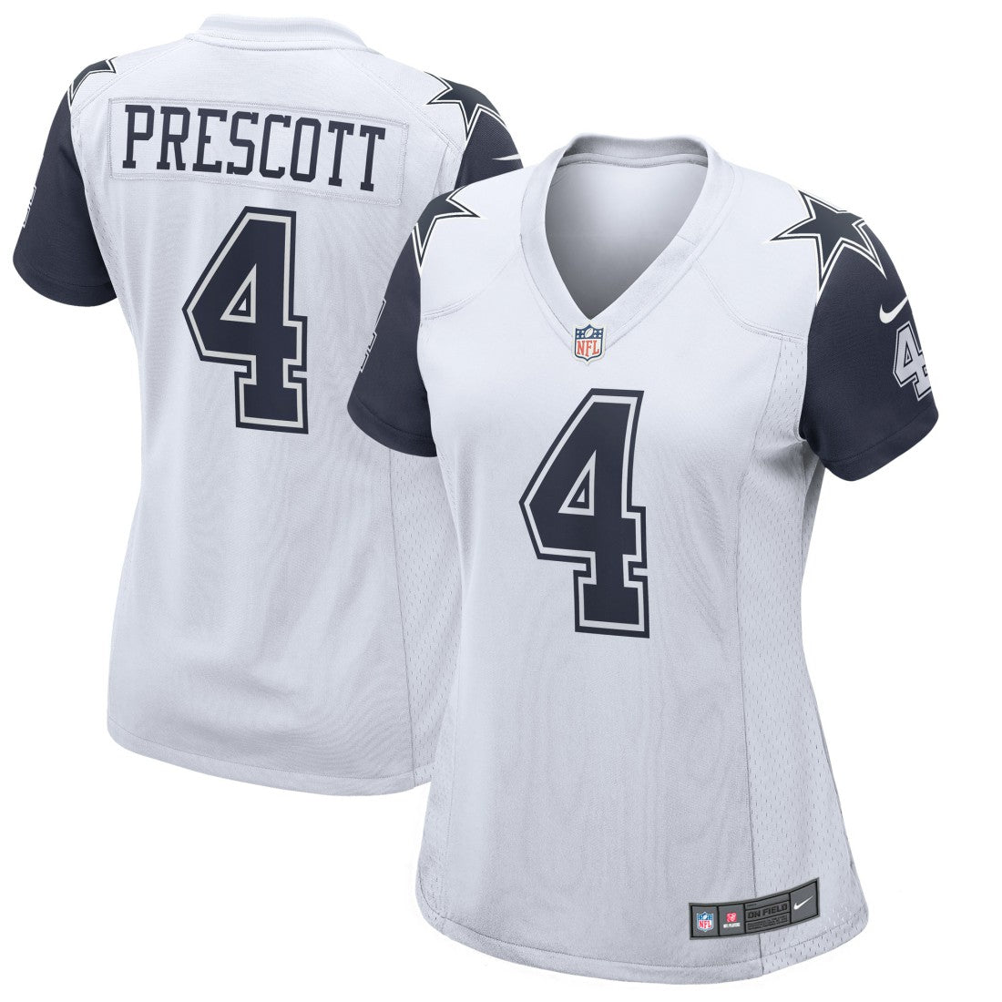 Dallas Cowboys Nike Dak Prescott  Women's Alternate Game Jersey