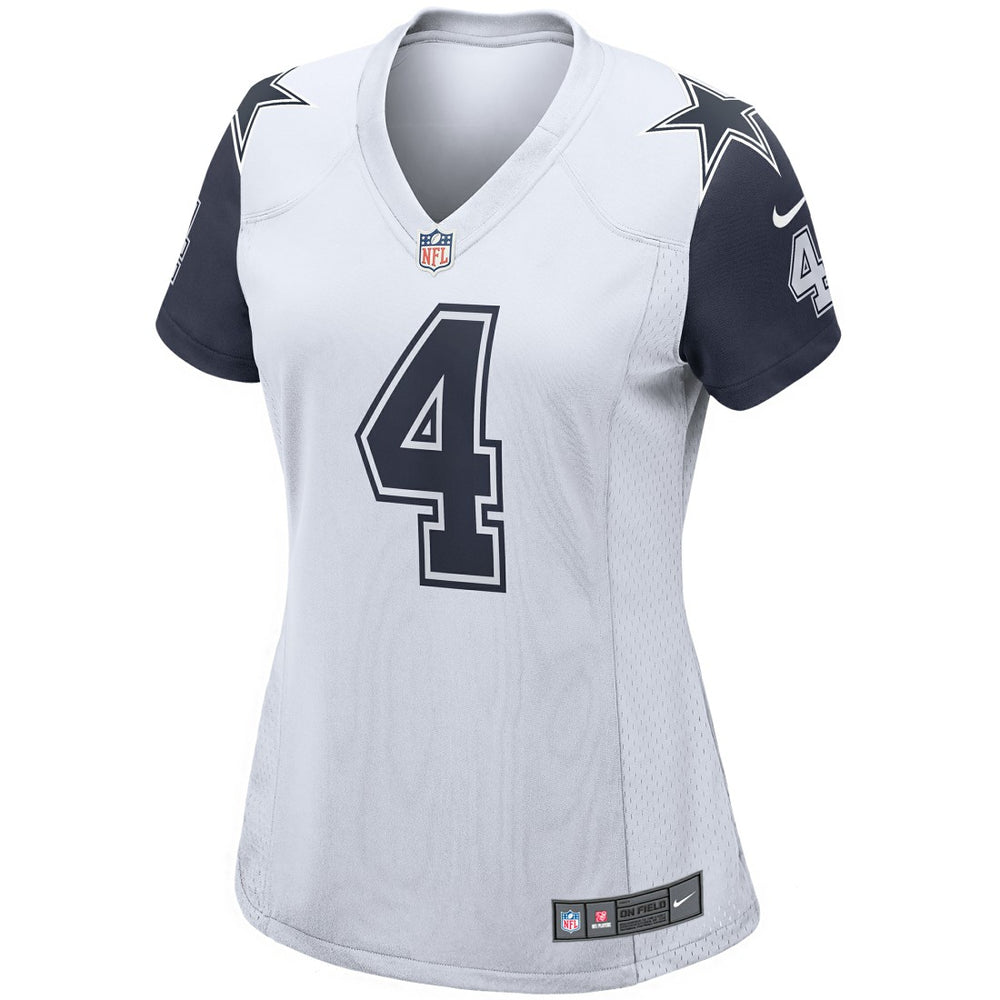 Dallas Cowboys Nike Dak Prescott  Women's Alternate Game Jersey