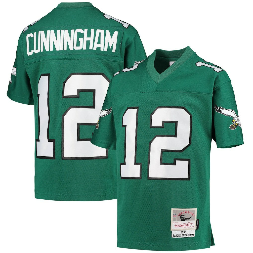 Philadelphia Eagles Mitchell & Ness Randall Cunningham  Youth 1990 Retired Player Legacy Jersey
