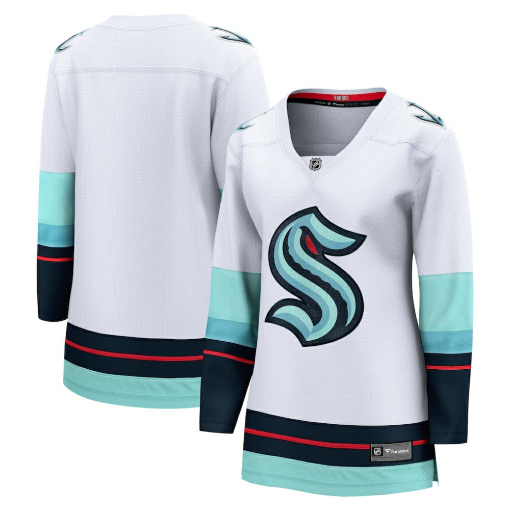 Seattle Kraken Fanatics Women's Away Breakaway Jersey For Sale