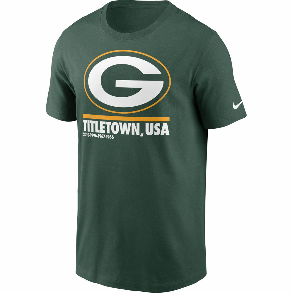 Green Bay Packers Nike Hometown Collection Title Town T-Shirt