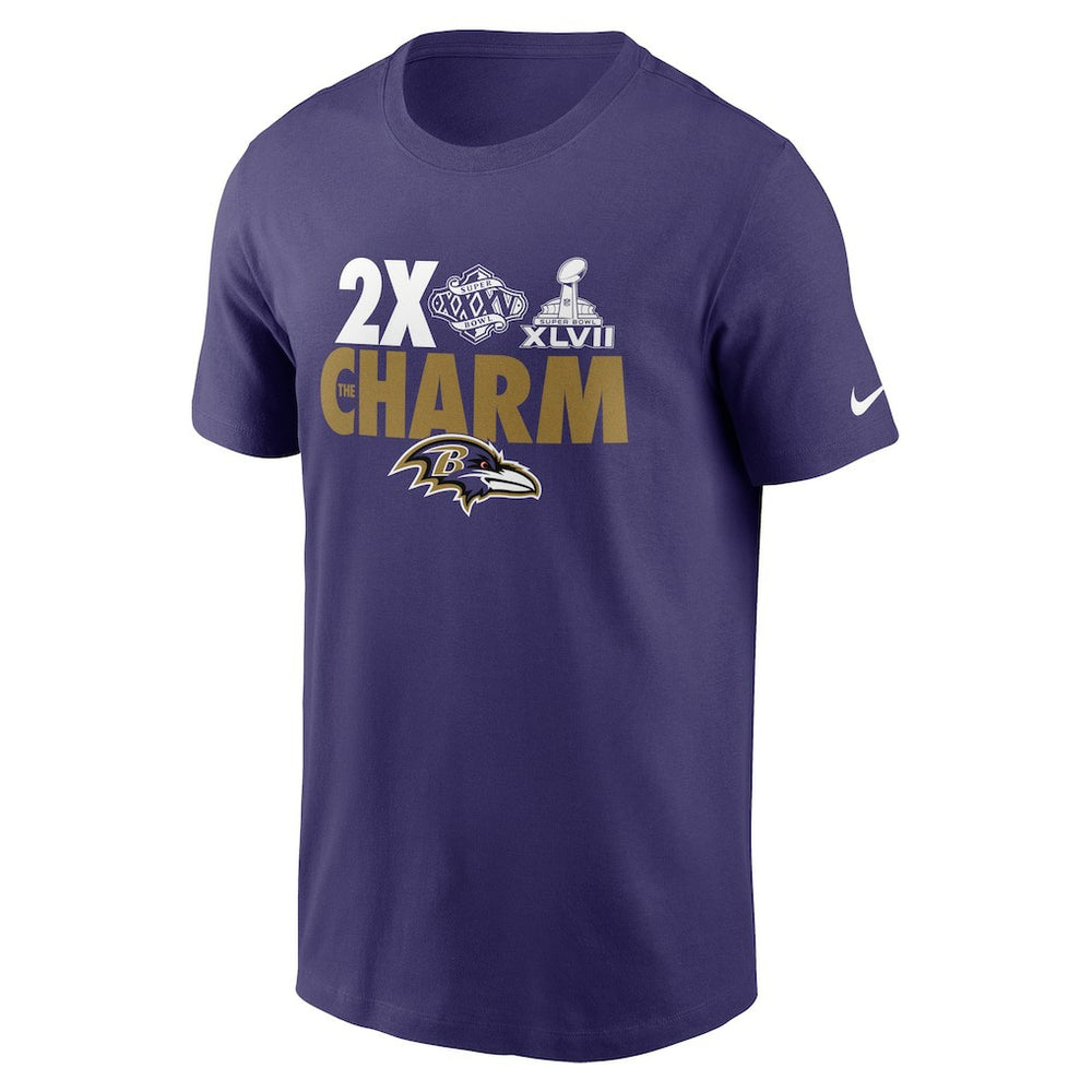 Baltimore Ravens Nike Hometown Collection 2x Super Bowl Champions T-Shirt