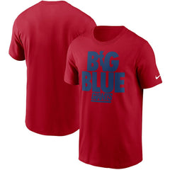 New York Giants Nike Hometown Collection Big Blue T-Shirt