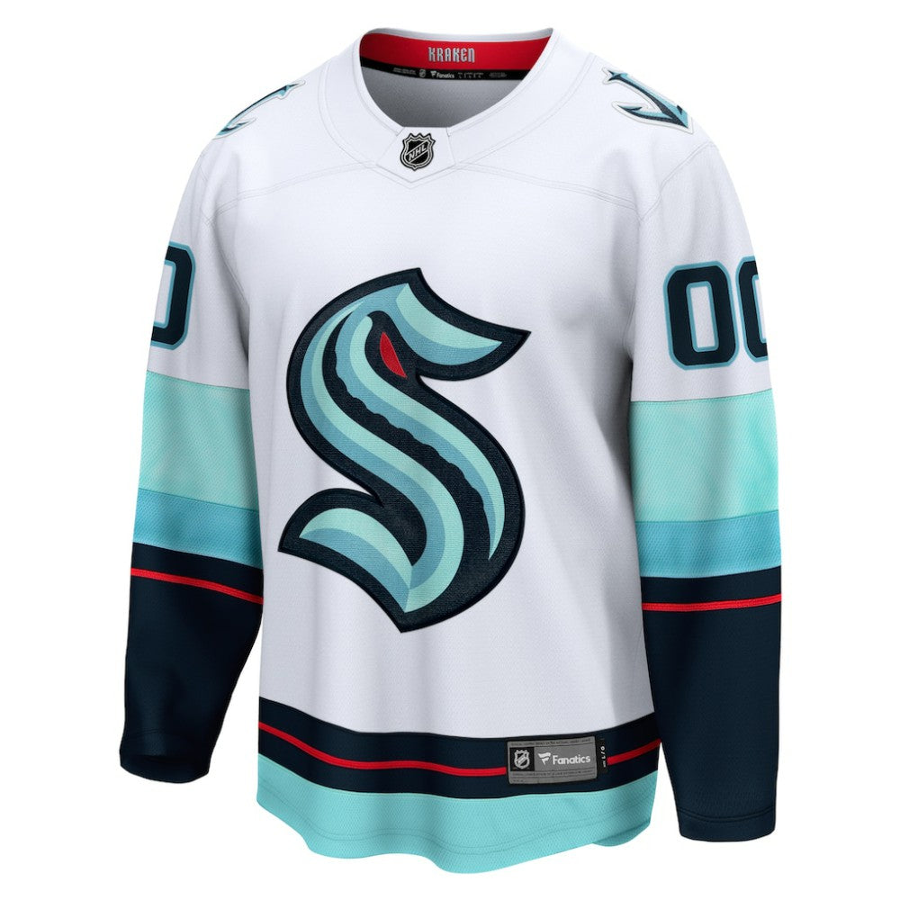 Seattle Kraken Fanatics Away Breakaway Custom Jersey Outlet