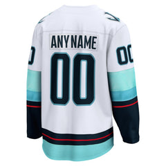 Seattle Kraken Fanatics Away Breakaway Custom Jersey Outlet