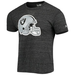 Las Vegas Raiders New Era Helmet Logo Tri-Blend T-Shirt