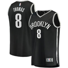 Cam Thomas Brooklyn Nets 2021 NBA Draft First Round Pick Fast Break Replica Jersey Black On Sale
