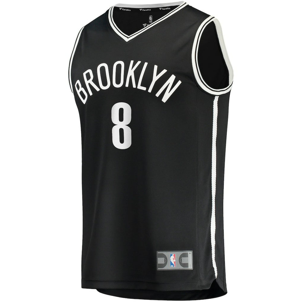 Cam Thomas Brooklyn Nets 2021 NBA Draft First Round Pick Fast Break Replica Jersey Black On Sale